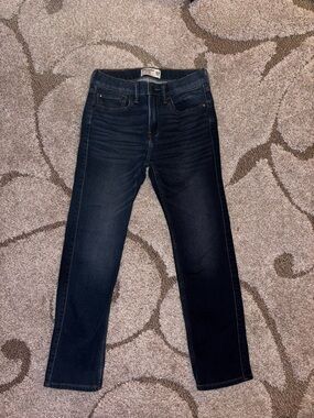 Dark Wash Straight Leg Jeans